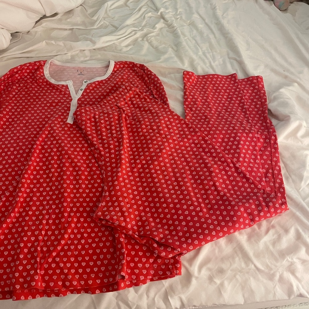 Roller Rabbit VALENTINES Heart Long Sleeve Set
